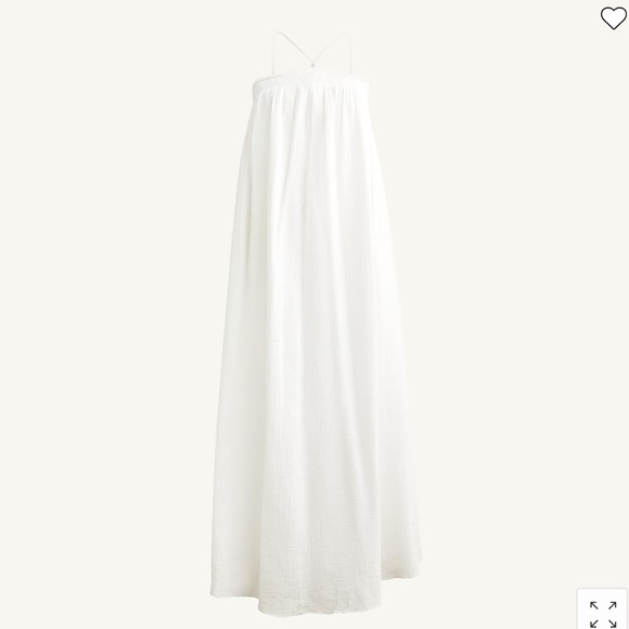 NWT J. Crew Halter Maxi Dress in Soft Gauze - Picture 2 of 12
